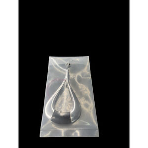 Sarah Coventry Silver and Onyx Pendant teardrop pendant